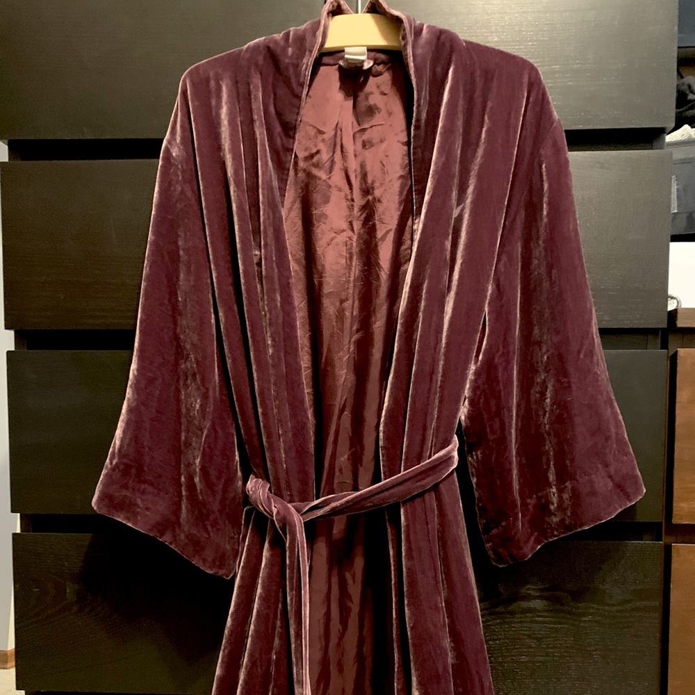 Silk Velvet Robe